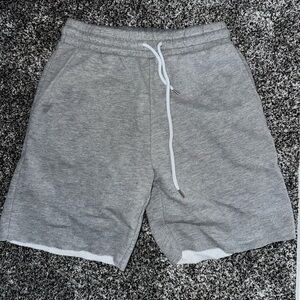Gray Forever21 sweat shorts